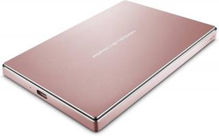 Mobile Drive Porsche Design 2TB Portable USB 3.0 Type-C External Hard Drive - Rose Gold 