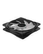 RF series RF120R 120mm Red LED Chassis Fan - Black