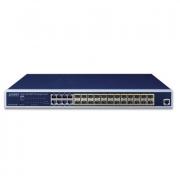 24-Port 100/1000X SFP Layer 2 + 8-Port Shared TP Managed Switch