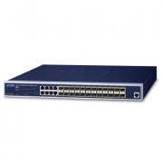 24-Port 100/1000X SFP Layer 2 + 8-Port Shared TP Managed Switch