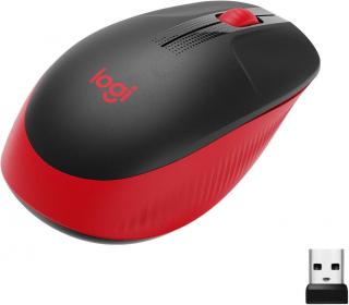 M190 Full-Size Wireless Mouse-Red 
