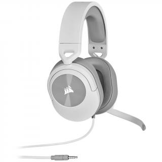 HS55 Stereo Wired Gaming Headset - White & Grey 