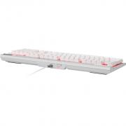 K70 Pro RGB White Optical-Mechanical Gaming Keyboard with PBT Double Shot Pro Keycaps - OPX Switch