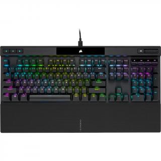 K70 Pro RGB Black Mechanical Gaming Keyboard with PBT Double Shot Pro Keycaps - Cherry MX Red 