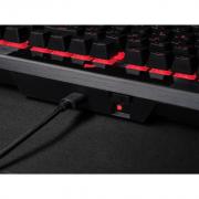 K70 Pro RGB Black Mechanical Gaming Keyboard with PBT Double Shot Pro Keycaps - Cherry MX Red