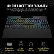 K70 Pro RGB Black Mechanical Gaming Keyboard with PBT Double Shot Pro Keycaps - Cherry MX Brown