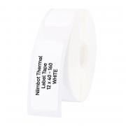 T12 Roll of 160 Direct Thermal 12x40 mm Labels - White