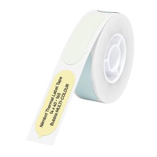 T14 Roll of 160 Direct Thermal 14x40 mm Bubble Labels - Yellow 