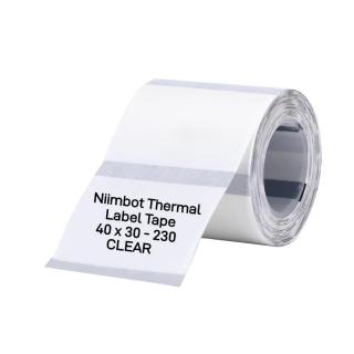 TT40 Roll of 160 Direct Thermal 40x30 mm Label - Clear 