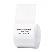 T50 Roll of 320 Direct Thermal 50x20mm Round Labels - White