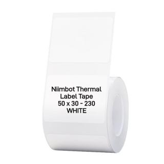 T50 Roll of 230 Direct Thermal 50x30mm Round Labels - White 