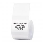 T50 Roll of 230 Direct Thermal 50x30mm Round Labels - White