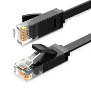 CAT6 0.5m Flat UTP Patch Cable - Black (50172)