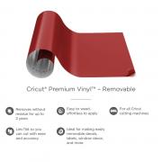 Premium Vinyl Removable 30x120cm (Cardinal Red)