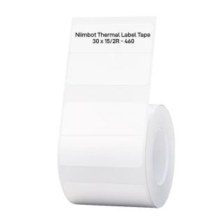 T30 Roll of 460 Direct Thermal 30x15mm/2 Labels - White 