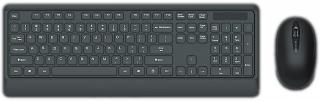 KM250 Premium Wireless Multimedia Desktop Keyboard & Mouse Combo - Black 