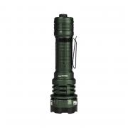 Defender P17 Dual-Switch Tactical Flashlight - Dark Green