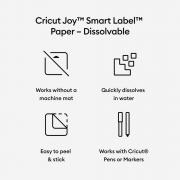 Joy Smart Dissolvable Paper Lables 5.5x36 Inch (White)