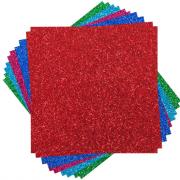 Glitter Cardstock 12x12'' 10-sheet Sampler (Brights)