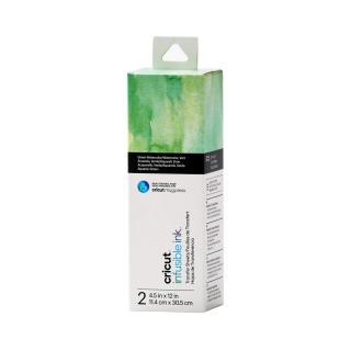 Infusible Ink Transfer Sheets 11.4 x 30.5 cm 2-pack (Green Watercolour) 