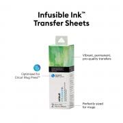 Infusible Ink Transfer Sheets 11.4 x 30.5 cm 2-pack (Green Watercolour)