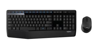 MK345 Comfort Wireless Keyboard and Mouse Combo Set - Black 