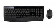 MK345 Comfort Wireless Keyboard and Mouse Combo Set - Black