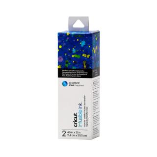 Infusible Ink Pattern Transfer Sheets 11.4 x 30.5 cm 2-pack (Blue Paintsplash) 