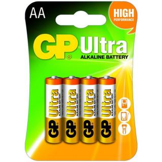 Ultra Alkaline P-15AU AA batteries - (4 Pack) 