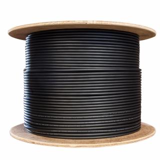 CAT5e 500m Solid UTP Network Cable - Black - Roll - Price Per Meter 