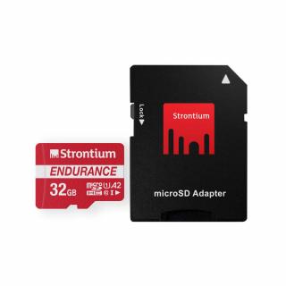 Nitro Plus Endurance 32GB A2 MicroSDHC Memory Card with SD Adapter 