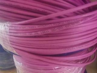 CAT5e 500m Solid UTP Network Cable - Magenta - Roll - Price Per Meter 