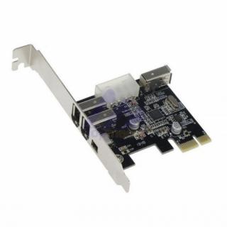 E0002 Firewire 1 X 4 Pin & 3 X 6 Pin PCI-E Card 