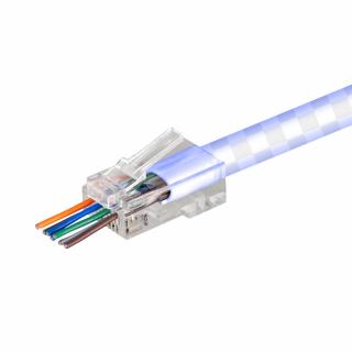 CAT6 RJ45 Pass-Through Connector - Single 