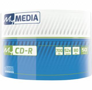 CD‑R 52x 700MB Wide Printable 50 Pack Wrap 