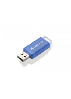 DataBar 64GB USB Flash Drive- Blue 