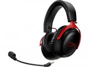 HyperX Cloud III Wireless Gaming Headset - Black & Red