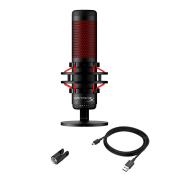 HyperX QuadCast USB Condenser Gaming Microphone - Black & Red