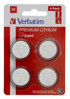 CR2450 3V Lithium Battery- 20 x 4 Pack 