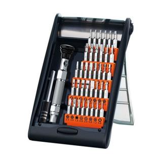 80459 38-in-1 Aluminium Alloy Screwdriver Set - Black 