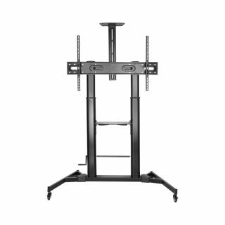 BRK-TTL03H-610TW 60 - 100 inch Large Screen Telescopic Height-Adjustable AV Trolley With Crank Handle 