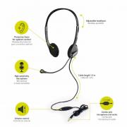 901603 3.5mm Stereo Headset - Black