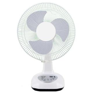 Monsoon AC/DC 2 Speed Oscillating Rechargeable Fan 