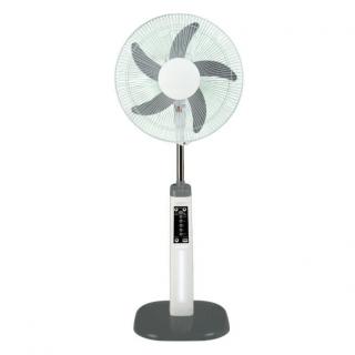 Hurricane AC/DC 5 Speed Rechargeable Fan with LED 