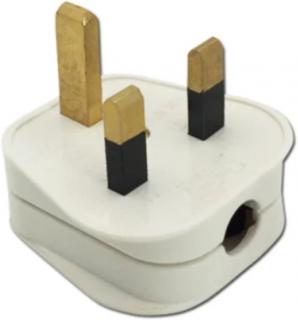 13 AMP 3 Prong Flat Pin Plugtop 