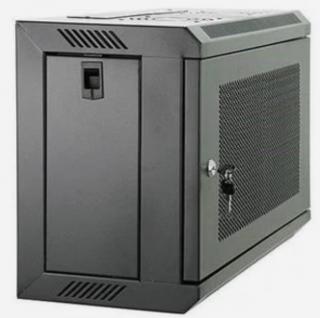 6U 600x600mm Wall Mount Server Cabinet - Black 