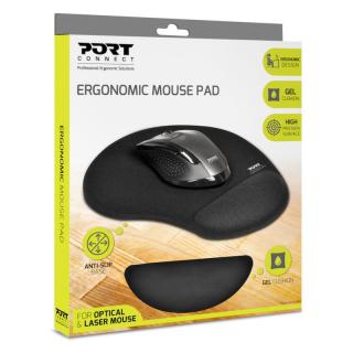 Ergonomic Gel Mouse Pad – Black 