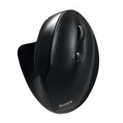 Bluetooth And Wireless Rechargeable Ergonomic Mouse– Black