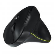 Bluetooth And Wireless Rechargeable Ergonomic Mouse– Black