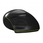 Bluetooth And Wireless Rechargeable Ergonomic Mouse– Black